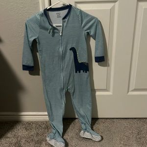 Carters Loose Fot Footed Dinosaur PJs